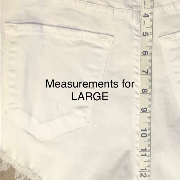 white high waisted shorts - Picture 9 of 11